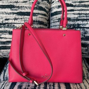 Kate Spade leila medium triple compartment satchel